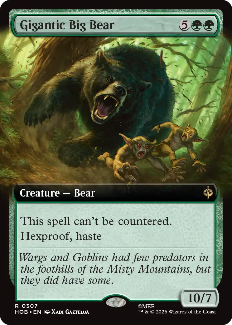 Gigantic Big Bear (Extended Art) [The Hobbit]