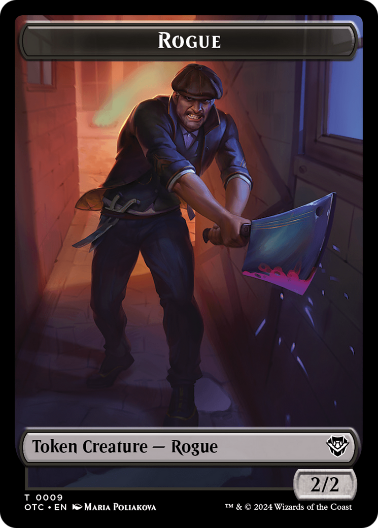 Rogue // The Monarch Double-Sided Token [Outlaws of Thunder Junction C Rogue // The Monarch Double-Sided Token [Outlaws of Thunder Junction C