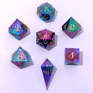 Always Liquid Core Watching Sharp Edge Resin Dice - Oil Eye