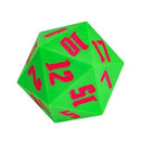 Huge Silicone 55mm D20 - Green w/Red