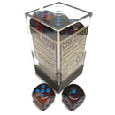 CHX 27759 Nebula Nocturnal/Blue 16mm d6 Dice Block (12 Dice)