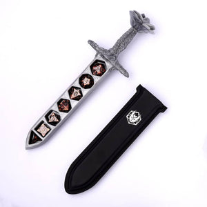 Rose Dagger Resin Dice Case - Silver