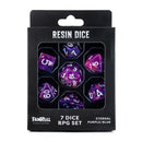 Acrylic Dice : Purple/Blue