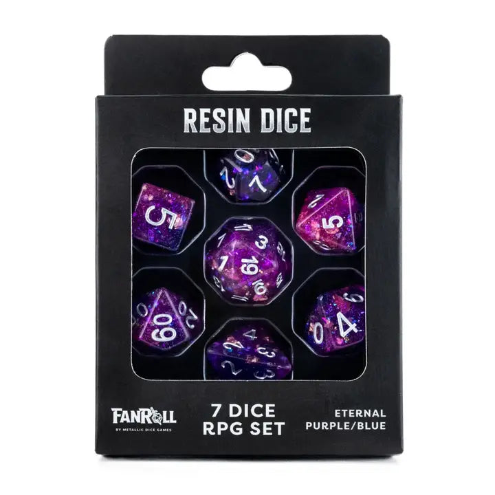 Acrylic Dice : Purple/Blue