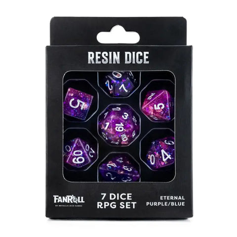 Acrylic Dice : Purple/Blue
