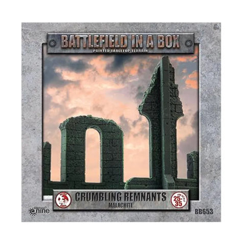 BB653 Gothic Industrial: Crumbling Remnants - Malachite