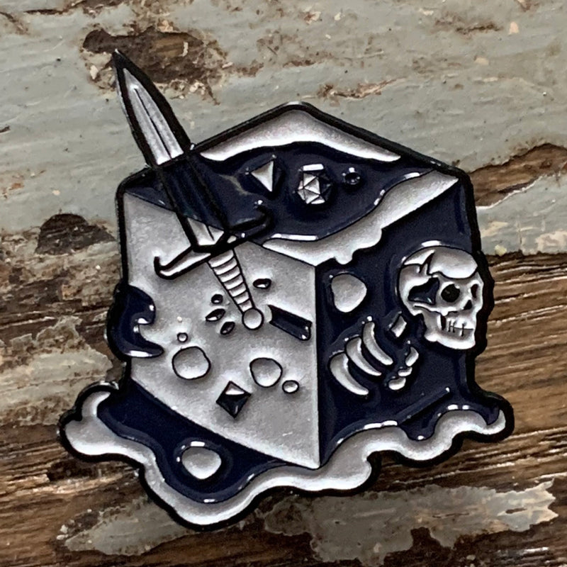 PIN-023 RPG Pins & Patches: Black Ooze Enamel Pin