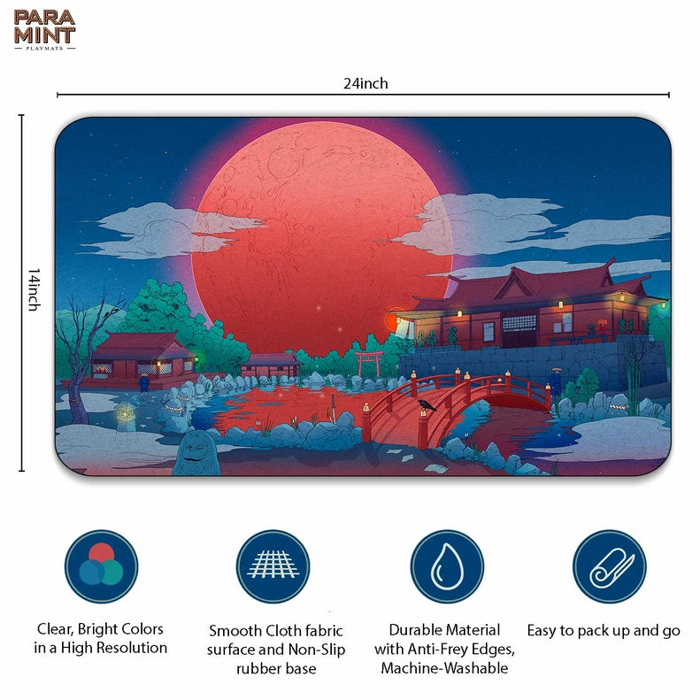 Paramint Playmats - Blood Moon Shinto Anime
