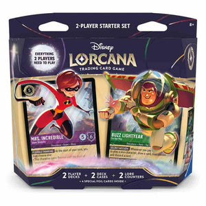 Disney Lorcana: Wilds Unknown- Two-Player Deck Case (Elastigirl / Buzz Lightyear)