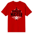 Dungeons & Dragons Dungeon Master Crew Neck Short Sleeve Red Men's T-Shirt