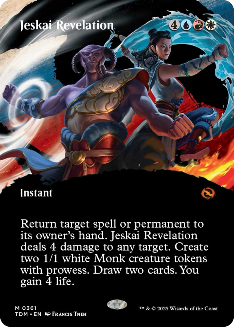 Jeskai Revelation (Borderless) [Tarkir: Dragonstorm]