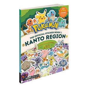 Pokémon the Official Sticker Book of the Kanto Region By Pikachu Press