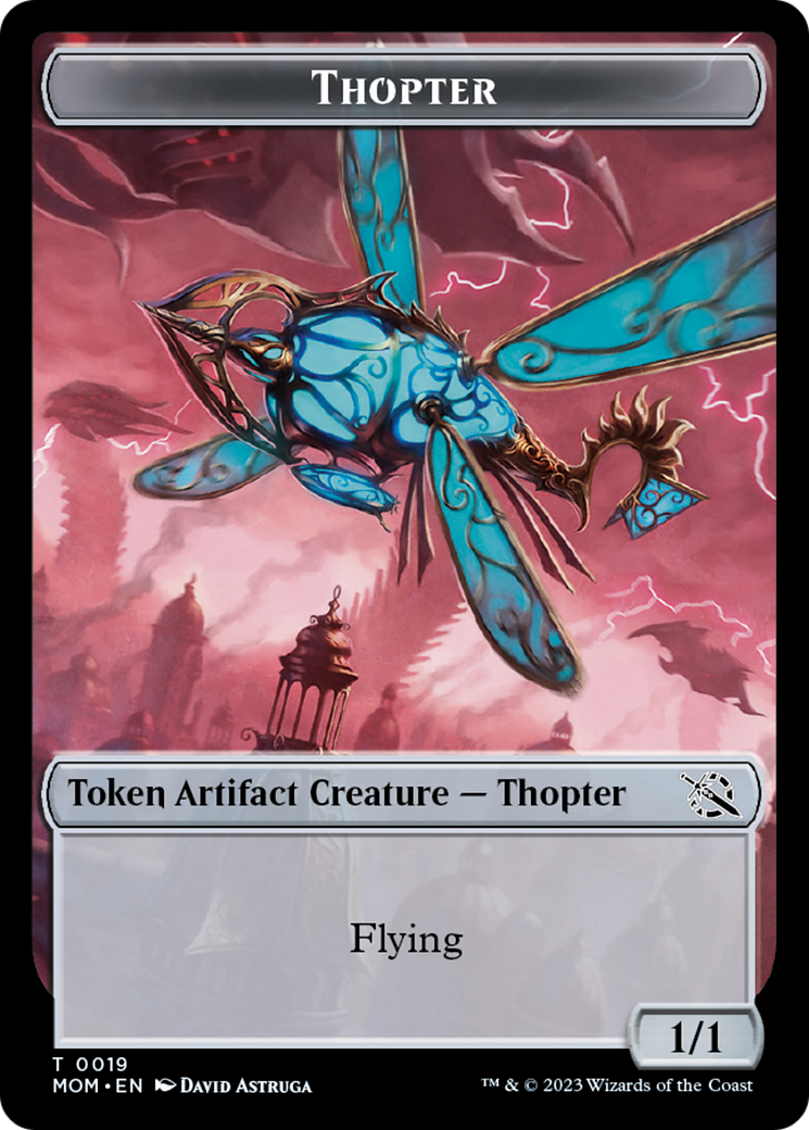Treasure (21) // Thopter Double-Sided Token [March of the Machine Toke