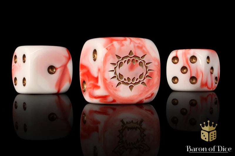 Baron of Dice - 25 Count Straight Edge Dice