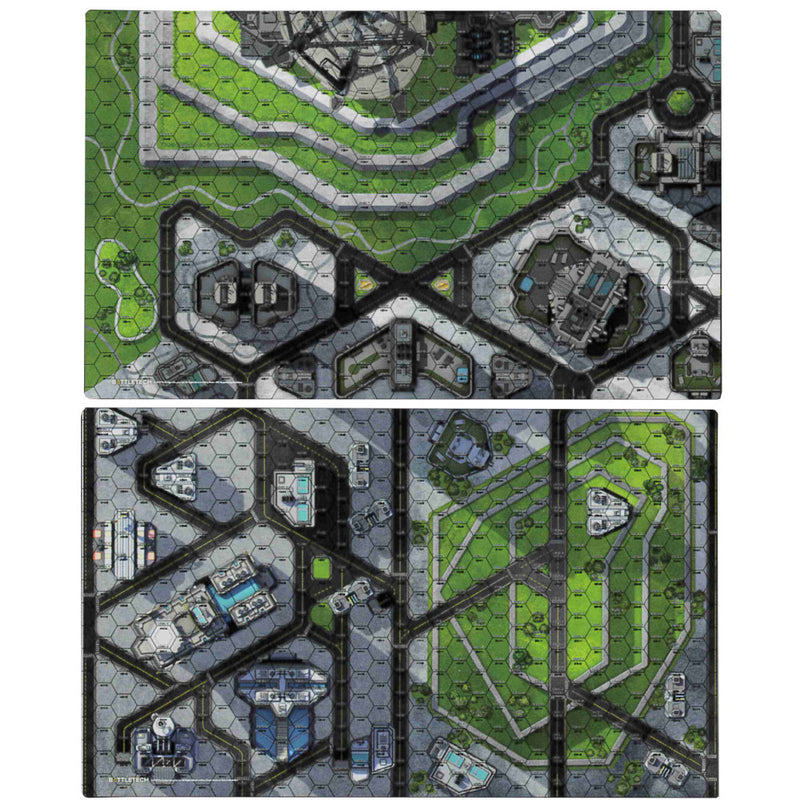 BattleTech BattleMat: City - HPG Engineering/Business District