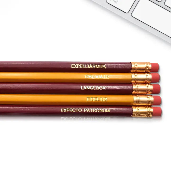 Harry Potter Spells and Charms Pencils
