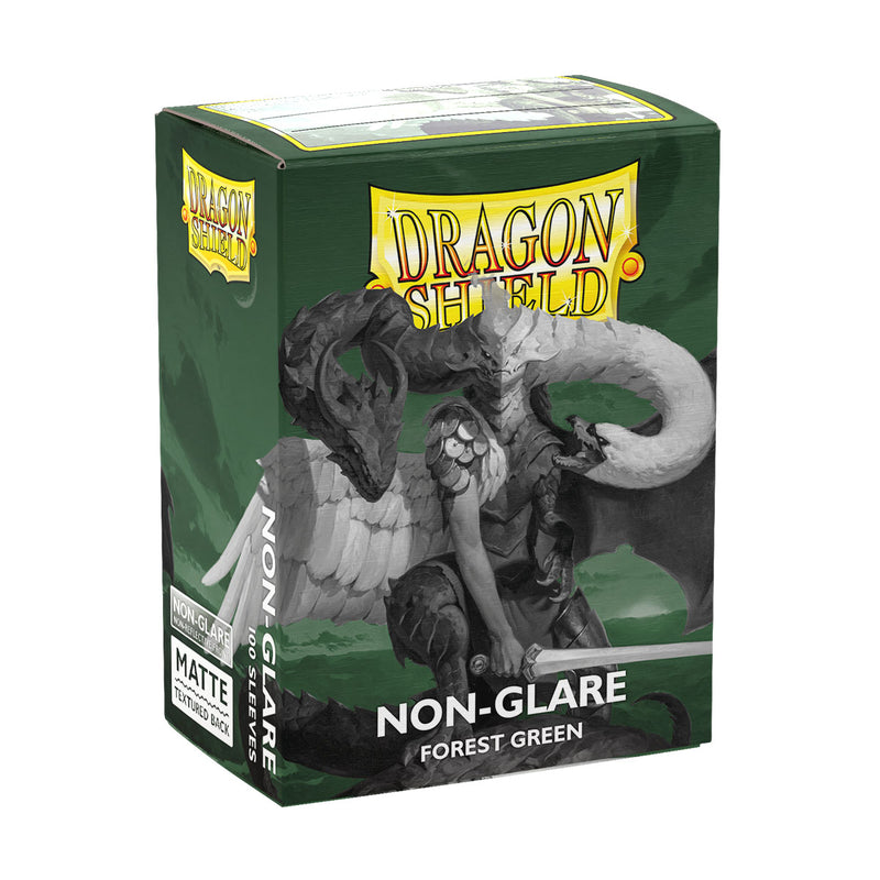 Dragon Shield Sleeves - Non-Glare Forest Green Matte