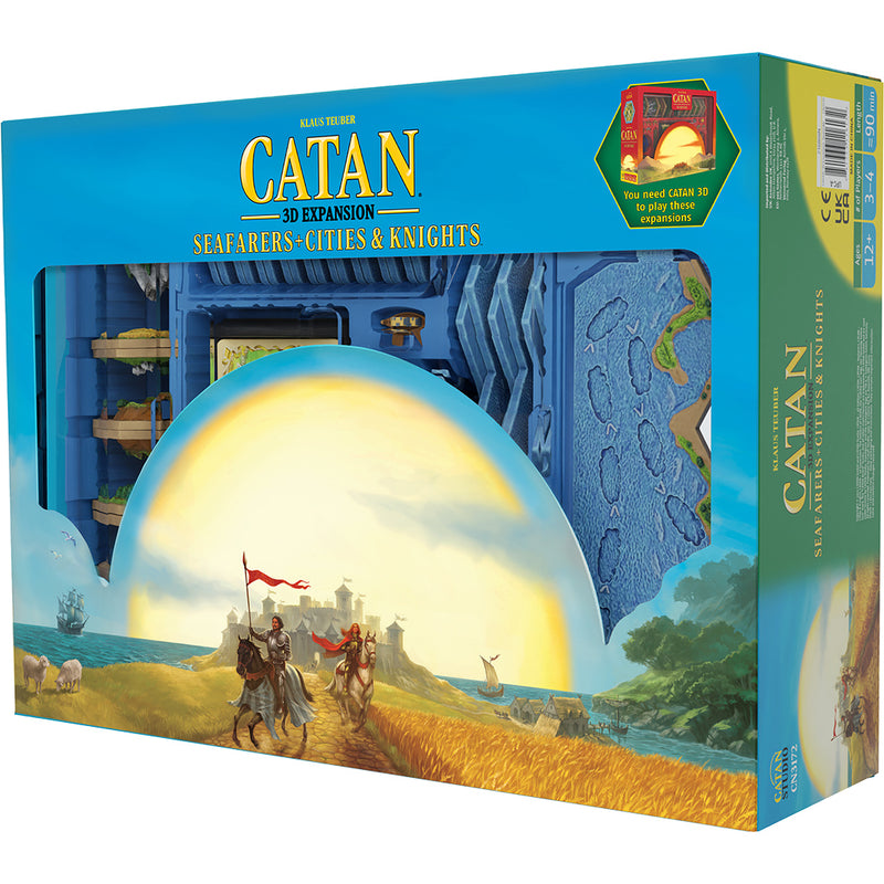 Catan: 3D Edition - Seafarers + Cities and Knights Expansions