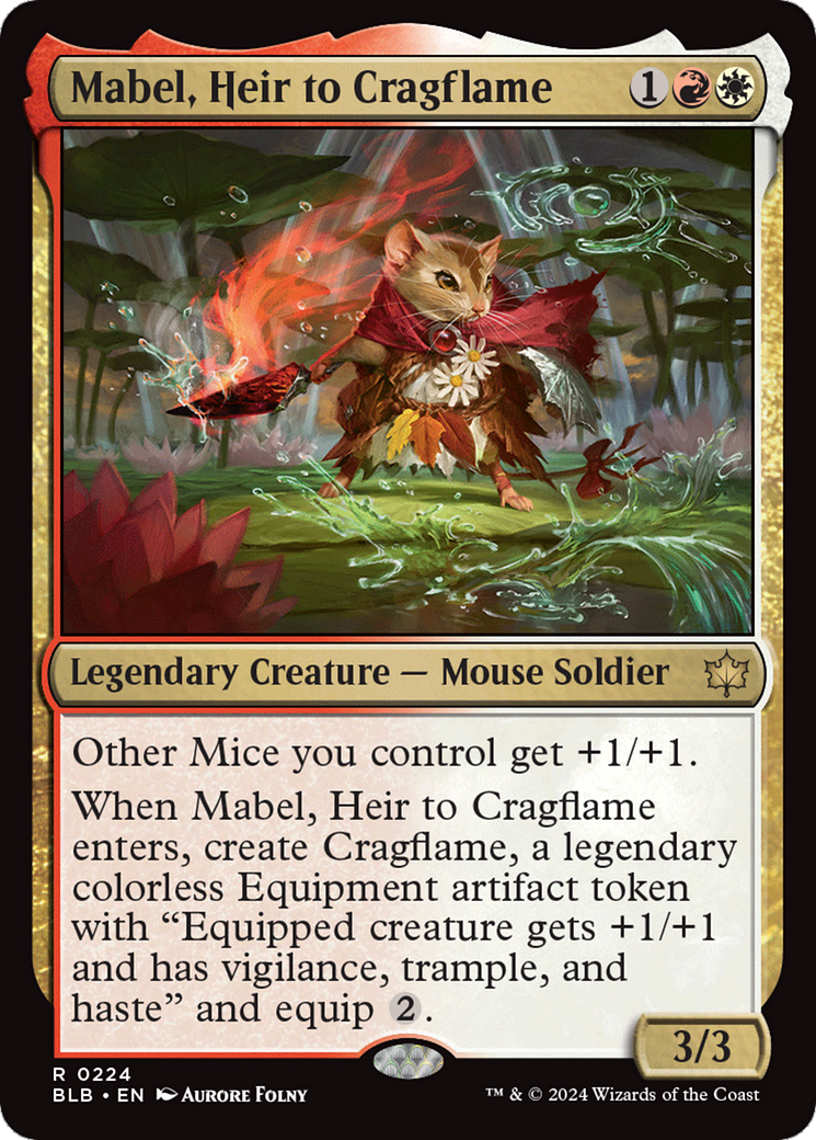 mtg bloomburrow red cards Magic: The Gathering Commander Deck Set Name: Bloomburrow Commander, Type:
