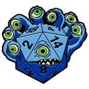 Dieholder / Eye Tyrant Enamel Pin - Blue
