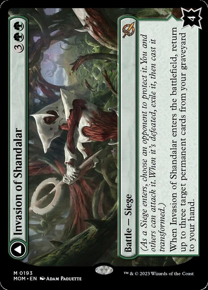 invasion cards mtg march of the machines Invasion of Shandalar // Leyline Surge [March of the Machine]