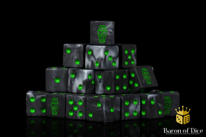 Baron of Dice - 25 Count Straight Edge Dice
