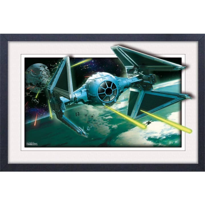 Star Wars- Tie Fighter 11x17 Plexi Frame