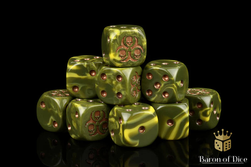 Baron of Dice - 25 Count Straight Edge Dice