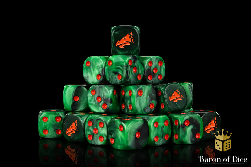 Baron of Dice - 25 Count Straight Edge Dice