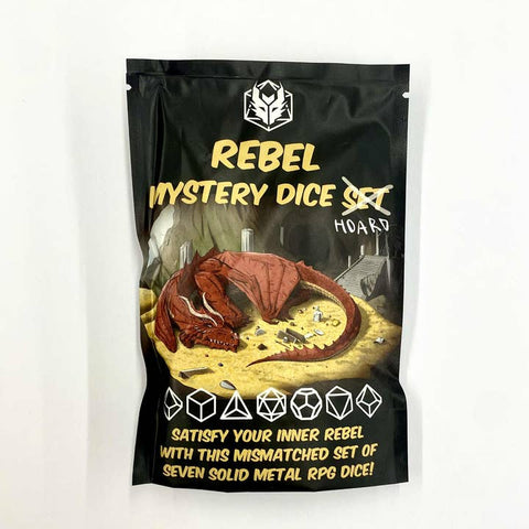 Mystery Pack Full Set Non-Matching Solid Metal Dice