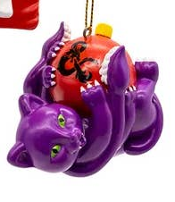2.5" Resin Merry Monster Ornament 4 Assorted