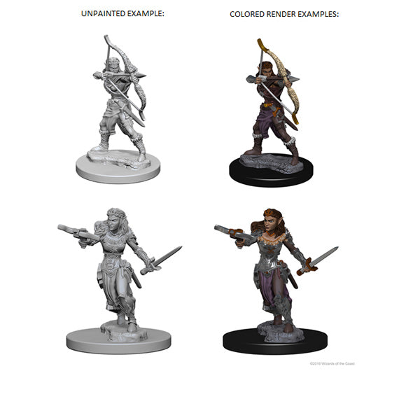 Nolzur's Marvelous Miniatures: Elf Female Ranger (unpainted)