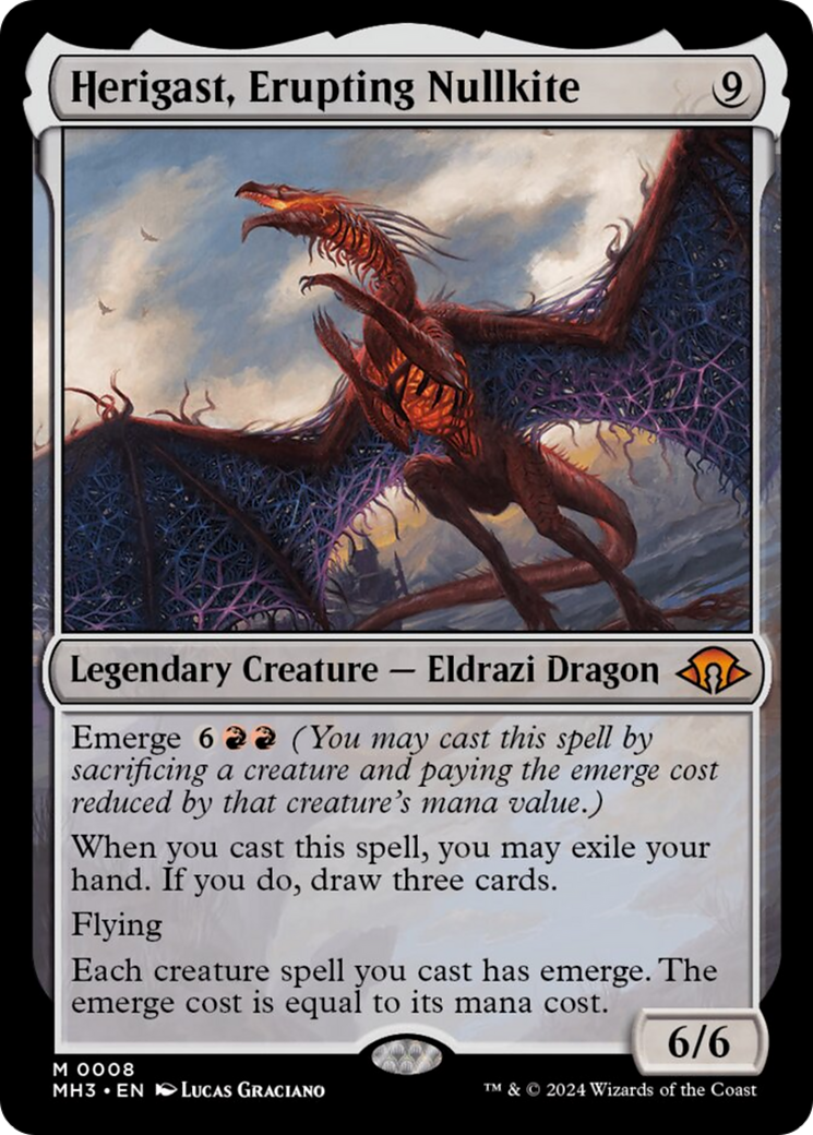 mtg modern horizons 3 eldrazi cards Herigast, Erupting Nullkite [Modern Horizons 3]