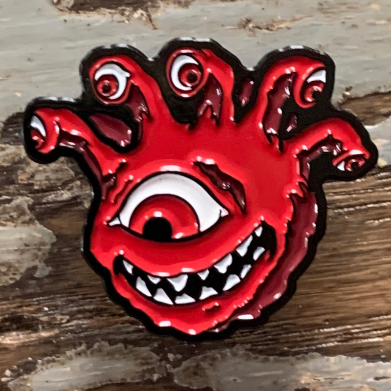 PIN-024 RPG Pins & Patches: Cherry Eyegor Enamel Pin (Red)
