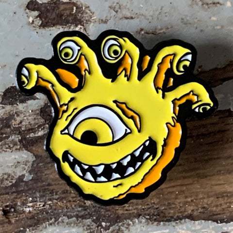 PIN-020 RPG Pins & Patches: Lemon Eyegor Enamel Pin (Yellow)