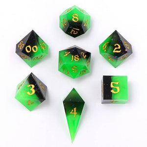 Captured Magic Hand Sanded Sharp Edge Resin - Swamp Treasure