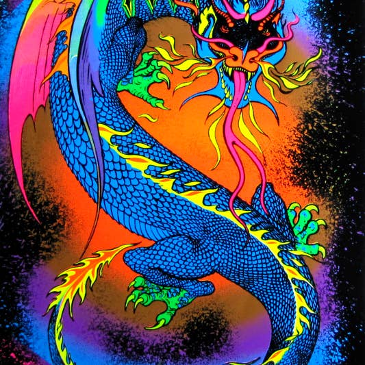 Dragon Backlight Poster