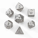 Unseelie Tiny Dice Set in Potion Bottle - Silver