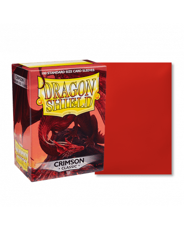Dragon Shield Sleeves: Classic - Crimson (100)