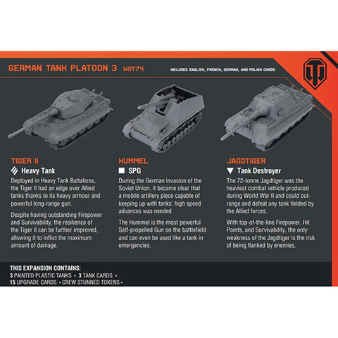 World of Tanks: German Tank Platoon (Tiger II, Hummel, Jagdtiger)
