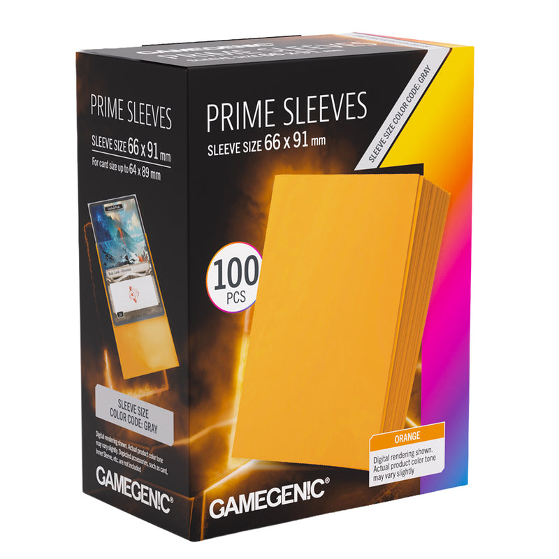 Gamegenic Matte Prime Sleeves - Orange