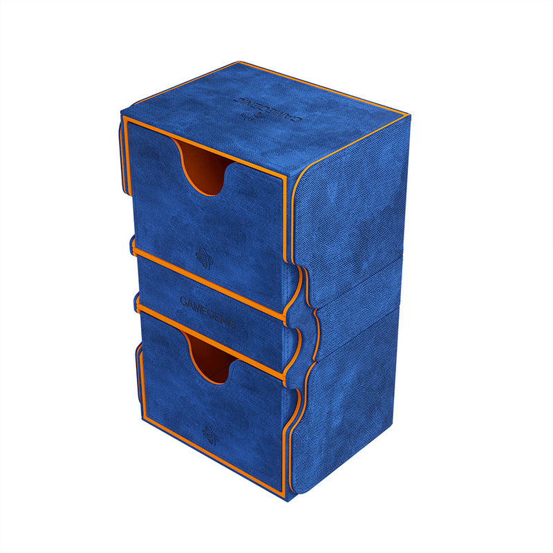 Gamegenic Stronghold XL Convertible Deck Box 200+ Blue/Orange