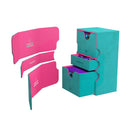 Gamegenic Stronghold XL Convertible Deck Box 200+ Exclusive Teal/Pink