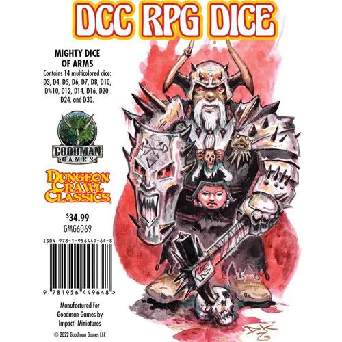 DCC RPG Dice: Mighty Dice of Arms