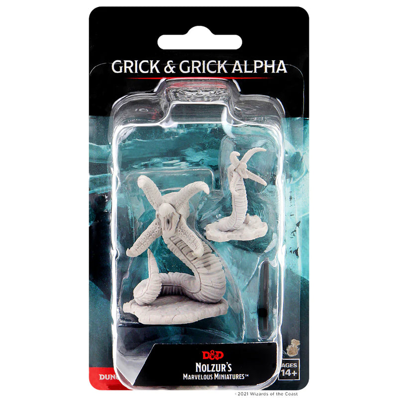 D&D Nolzur's Marvelous Unpainted Minis: Grick and Grick Alpha