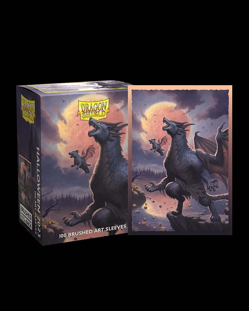 Dragon Shield Sleeves - Standard - Brushed "Halloween 2023" Art, Limited Edition