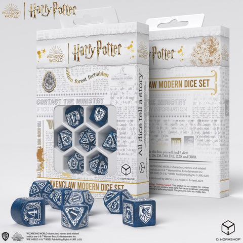 Harry Potter Modern Dice: Ravenclaw - Blue
