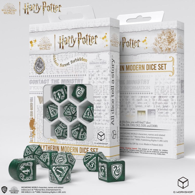 Harry Potter Modern Dice: Slytherin - Green