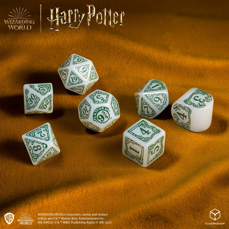 Harry Potter Modern Dice: Slytherin - White