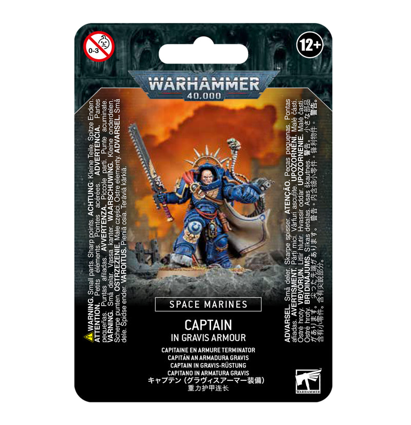 Warhammer 40K: Space Marine - Captain in Gravis Armour